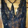 BNWT Lovely Black Bodysuit size 18 Image 2