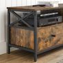 New TV Unit Display With 2 Drawers - FREE P&P Image 4