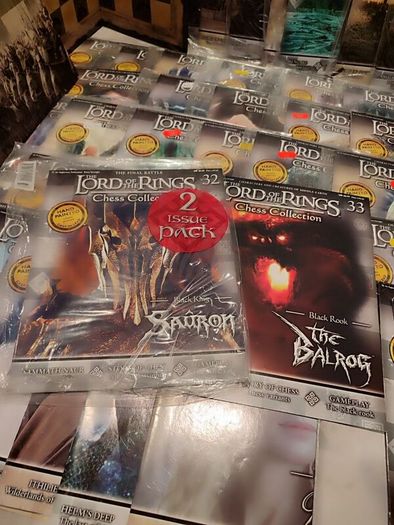 Eaglemoss Lord of the Rings Chess Collection Chessboard 3D Board Binder Magazines No Figures