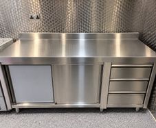 Commercial stainless steel table & equipment