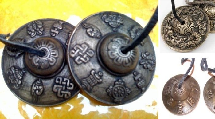 Tibetan Cymbals or Thingshaws
