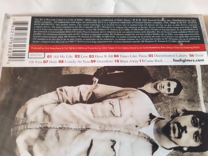 Foo Fighters - One by One 2 disc Cd