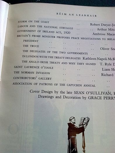 Capuchin Annual 1971 Griffith Collins Truce Sinn Fein IRA Treaty