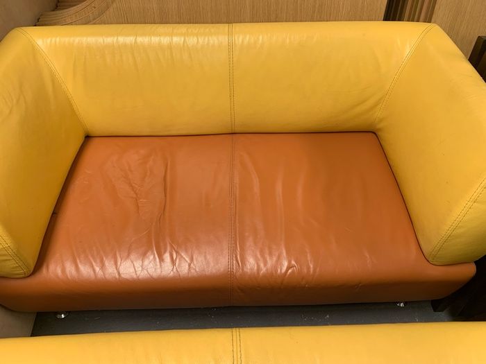 Leather Couches x 2