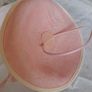 fascinator salmon colour Image 2