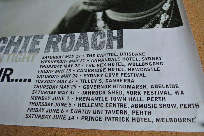 Aboriginal Legend - Archie Roach - Tour Poster - Early 1990s