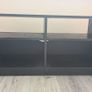 Black Tv unit / shelving unit Image 3