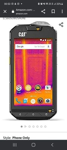 CAT thermal image camera phone flir camera