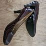 Gabor ladies medium heel court bordeaux leather shoes size UK6 EU 39 new Image 6