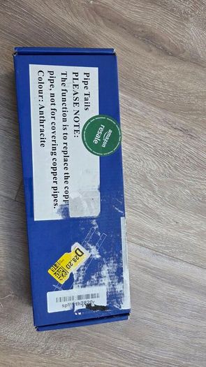 FREE anthracite radiator pipes and floor plate (not covers)