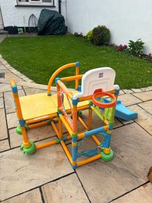 climbing frame with slide