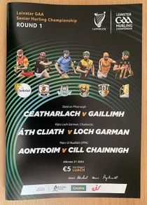 2024 Leinster GAA Hurling Senior Championship Round 1 Programme