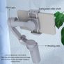 Smartphone Gimbal Stabilizer, F5 3-Axis Phone Stabilizer Foldable Handheld Gimbal with Tripod, Vlogging Stabilizer for Video Recording with Face Tracking,... Image 6