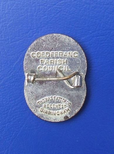Investiture of the Prince of Wales (now Charles III) - a scarce badge issued by Coedffranc Parish Council (1969)