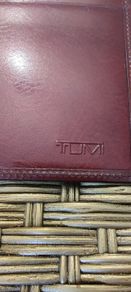 Tumi Vintage red/burgundy wallet.