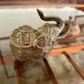 Vintage Cambodian Silvered Elephant Trinket Box Khmer Betel Nut Box Image 8