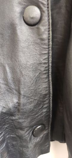 Authentic Vintage Sardar Soft Leather Jacket Rare Embossed Detail  Size 16 (Fits M-L Oversized)