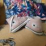 pink leather converse Image 5