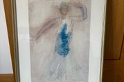 A Framed Print of Auguste Rodin 'Cambodian Dancer'
