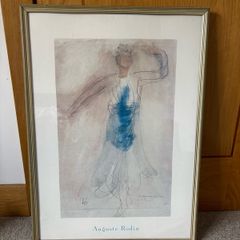 A Framed Print of Auguste Rodin 'Cambodian Dancer'