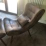 Armchair & Matching Footstool Image 6