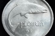 Ireland - 1966 - Florin - Salmon - KM.15a - High Grade - [2703]