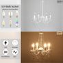 Affordable 4 Arm Crystal Chandelier Ceiling Lights Image 6