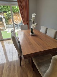 Dining table and chairs