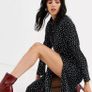Topshop Polka Dot Dress. Image 3