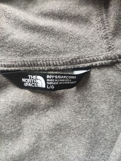 Boys The North Face Tek Glacier 1/4 Zip Hoodie Size L (14/16)