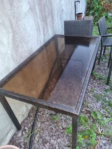 Rattan table and chairs