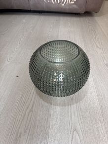 decorative glass pot
