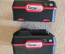 Lidl ParkSide Batteries x 4 - Lithium 80Wh 4Ah 20V