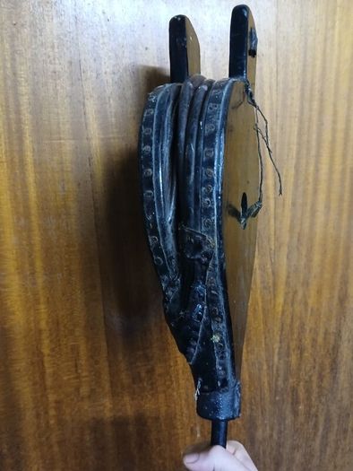 Antique fire bellows