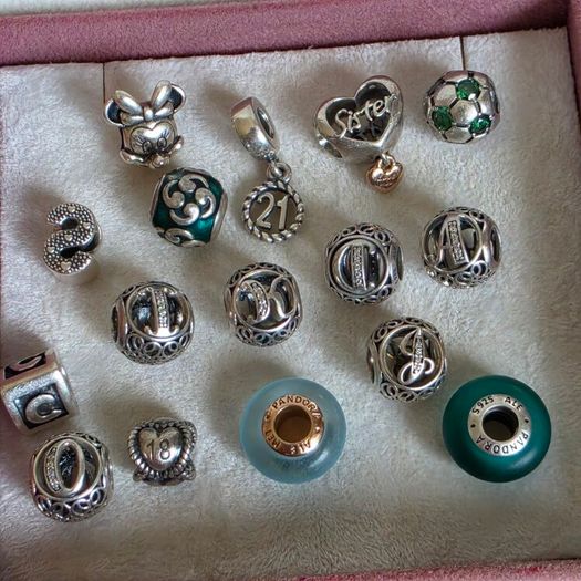Pandora various charms available.Very good condition hallmarked