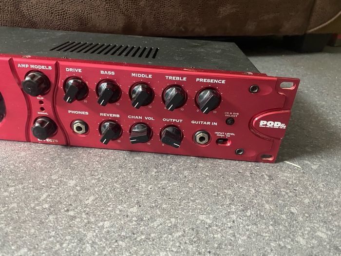 Line6 Pod XT Pro Rackmount Guitar Multi-Effects Processor Electric Guitar Line 6