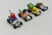 Mattel Fun Buggies - Hot Wheels Zowees - Crazy Dragsters x 4