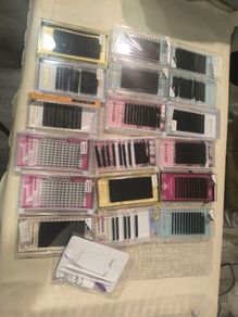 Professional Eyelash Extension Trays New or Used Individual or 90 Euro Bundle