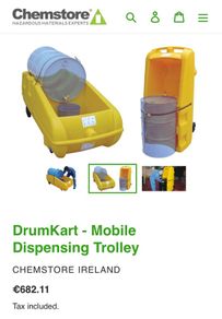 Chem store barrell trolley