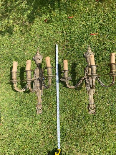 Wall lights Antique Guilt Pair