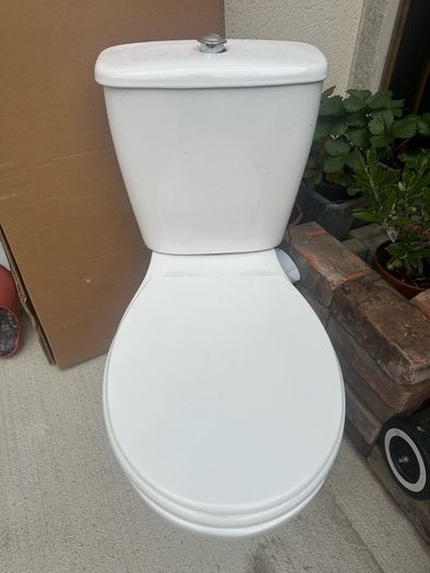 toilet pan and seat