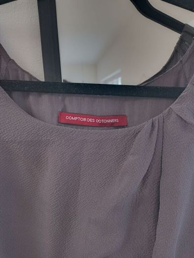 100% Silk Dress - French brand - Comptoirs des Cotonniers
