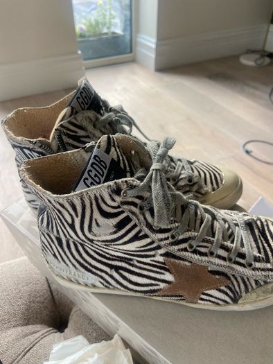 Golden Goose Zebra High Top retail 575 euro