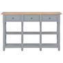 Console Table Grey 120x30x76 cm MDF Image 4