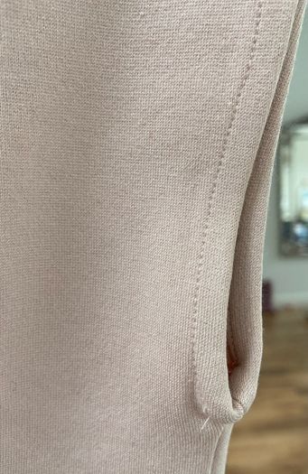 Zara nude bodycon dress