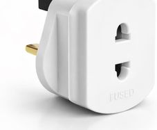 Toothbrush Adaptor Plug Electric Shaver Shaving adaptor 2 Pin Plug To 3 Pin Plug Shaver Adapter Plug Uk Power Adapter Shaver Plug 2 Pin Adapter Plug Uk For Shaving Razor (pack of 1)