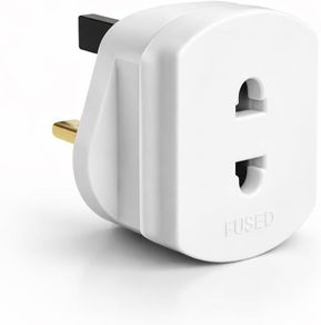 Toothbrush Adaptor Plug Electric Shaver Shaving adaptor 2 Pin Plug To 3 Pin Plug Shaver Adapter Plug Uk Power Adapter Shaver Plug 2 Pin Adapter Plug Uk For Shaving Razor (pack of 1)