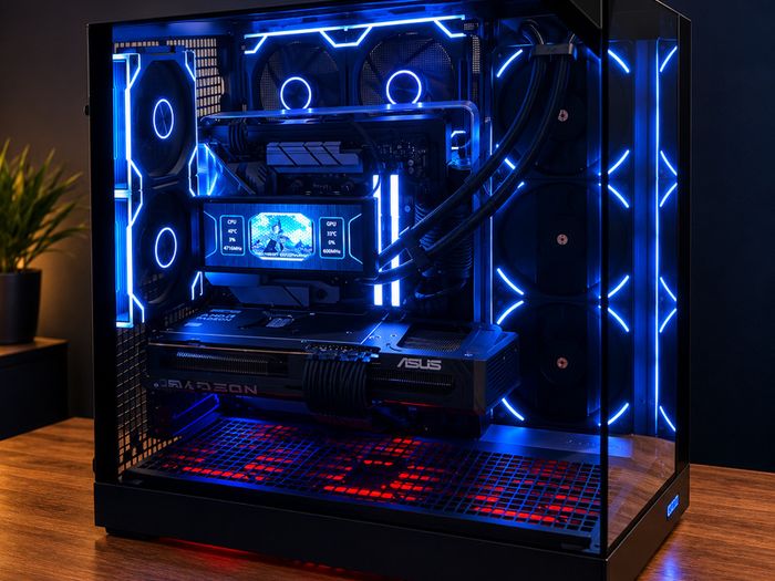 High-end Gaming Pc  Ryzen 7 7800x3d  Asus Radeon Rx 9070 Xt  32gb Ddr5 Rgb