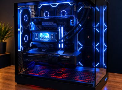 High-end Gaming Pc  Ryzen 7 7800x3d  Asus Radeon Rx 9070 Xt  32gb Ddr5 Rgb