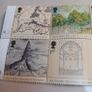 10 x LOTR stamps, unused, D18 post 3e Image 2